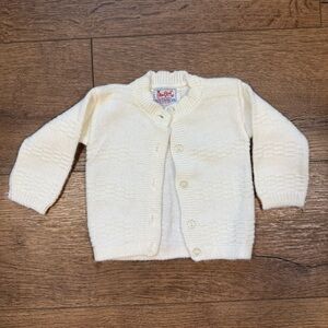 VINTAGE Blue Bird infant cardigan